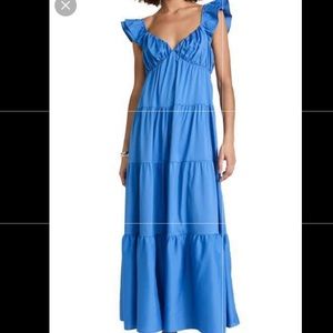 English Factory Blue Maxi